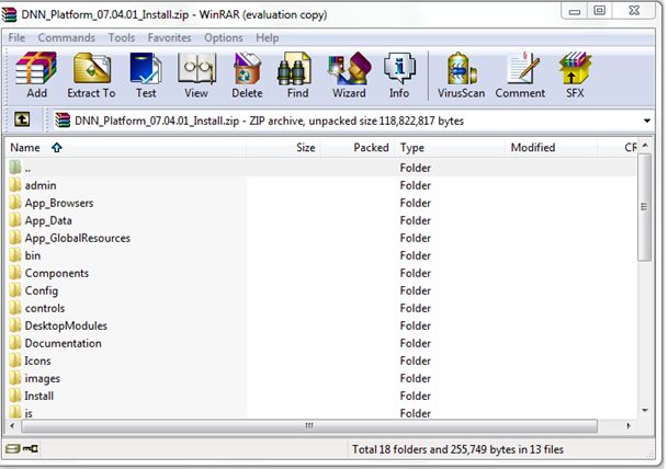 Extract the downloaded file